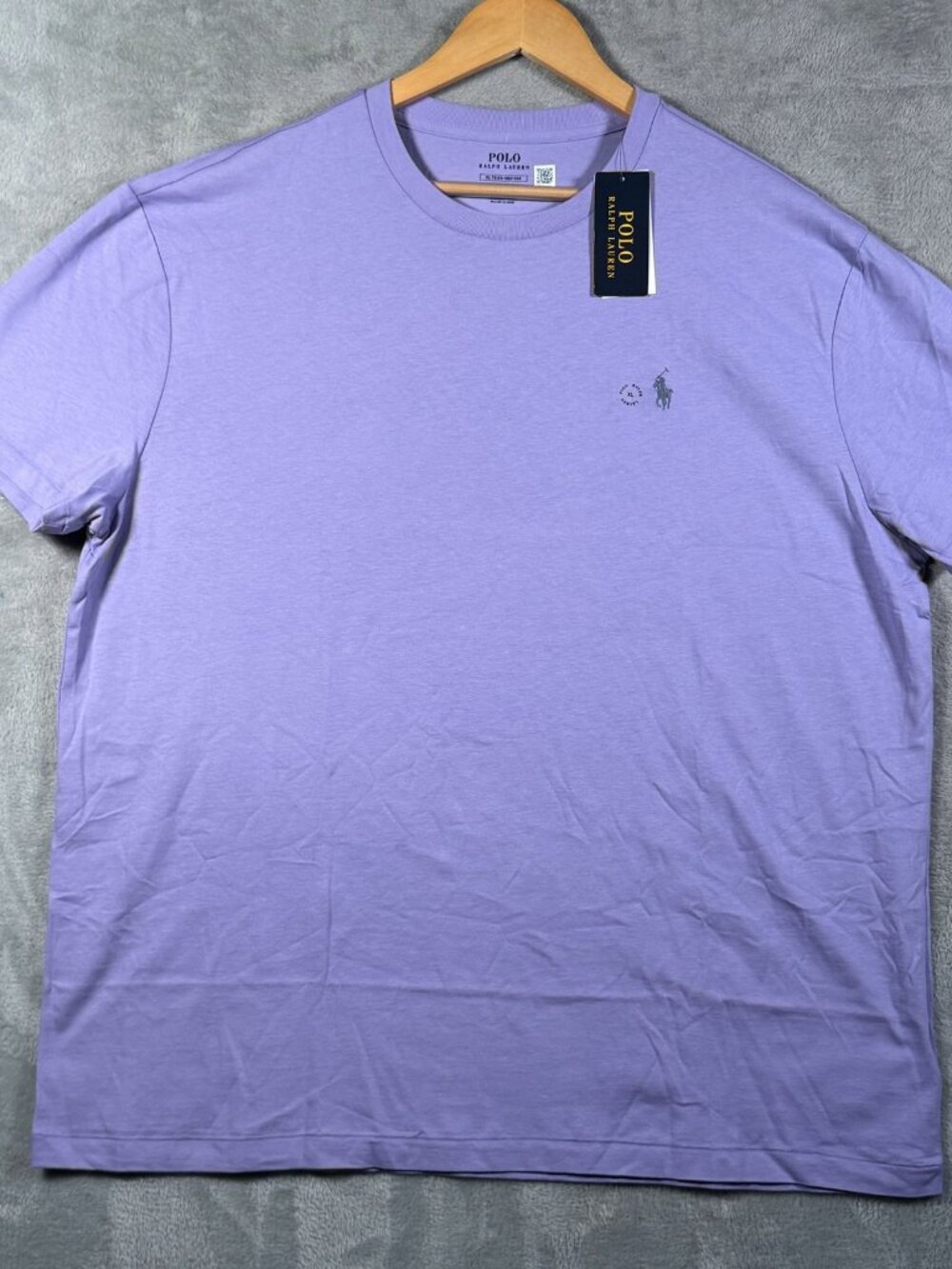 Polo Ralph Lauren T Shirt Mens XL Purple Classic Fit Short Sleeve Cotton $55